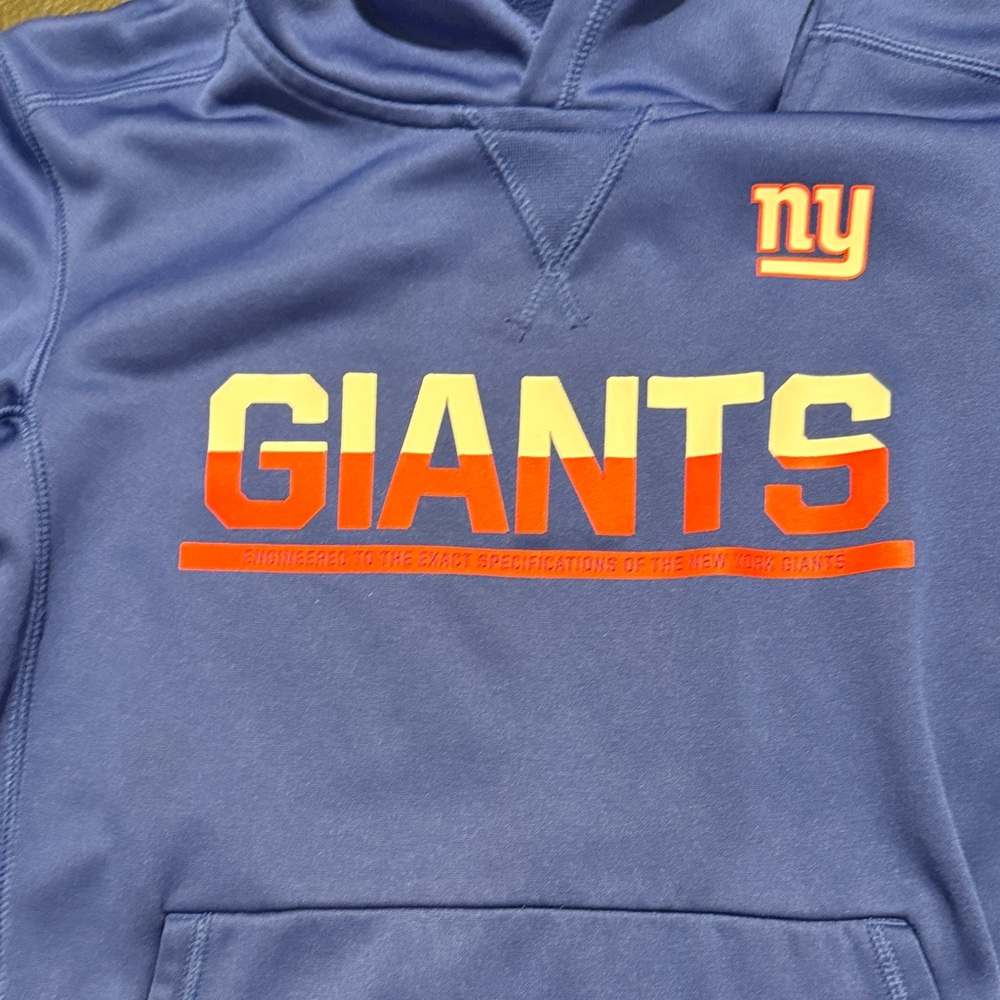 NWOT Kids Blue Giants Hoodie - Picture 3 of 5